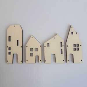 lézervágott házikó