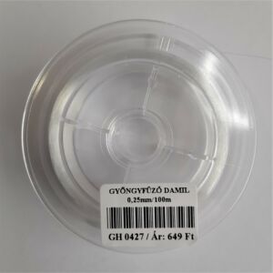 gyöngyfűző damil