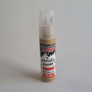 metál akrilfesték antikarany