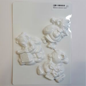 gipszkiöntő forma, karácsonyi maci