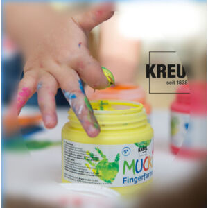 Kép 2/7 - Mucki ujjfesték 150ml, SÁRGA 23102