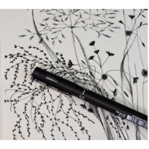 Kép 3/3 - UNI PIN rajzmarker fekete 0,2 mm
