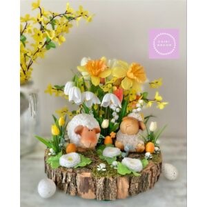 Kép 2/2 - Nyuszilány poly 8,5x4cm