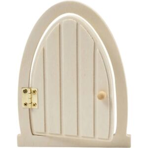 Kép 2/3 - Natúr fa tündérajtó 13x10cm