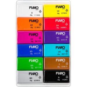 Kép 2/2 - Fimo gyurmakészlet, 12x25g, Basic