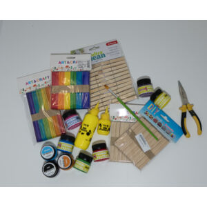 Kép 5/5 - CreArt spatula, színes 11,4x1cm, 50db/cs