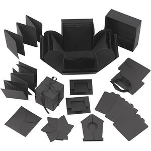 Kép 5/5 - Robbanó doboz fekete 7x7x7,5+12x12x12 cm