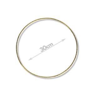 Kép 1/4 - 4495A Fém karika arany 30cm