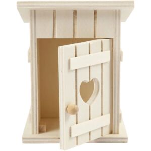 Kép 2/2 - Fa mini melléképület 8x6,5cm