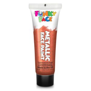 Kép 1/2 - Metál arcfesték tubusban, 12ml piros