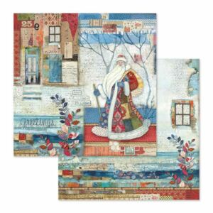 Kép 2/11 - Kétoldalas papír, 30,5 x 30,5 cm 10 db/ csomag Karácsony