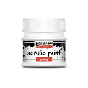 Kép 1/2 - fényes akrilfesték fehér