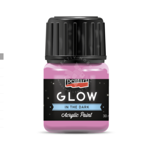 Kép 1/6 - Pentart Glow sötétben világító akrilfesték pink