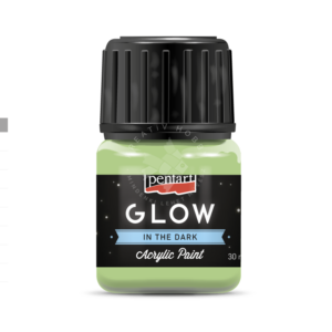 Kép 1/2 - sötétben világító akrilfesték zöld