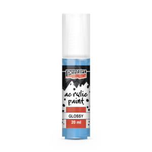 Kép 1/2 - fényes akrilfesték világoskék