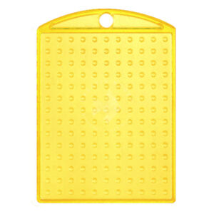 Kép 1/3 - pixel kulcstartó alap, SÁRGA