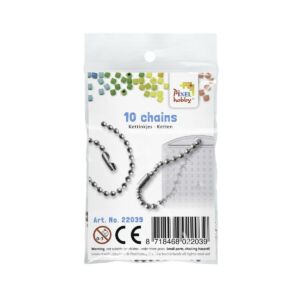 Kép 1/3 - Pixel fémlánc kulcstartóhoz 10db
