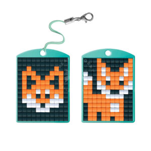 Kép 2/2 - Pixel kulcstartó szett, RÓKA