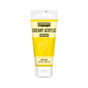 Kép 1/2 - selyemfényű akrilfesték napsárga