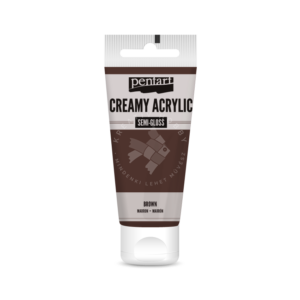 Kép 1/2 - selyemfényű akrilfesték barna