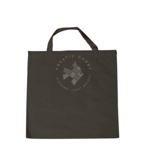 Kép 1/3 - vászon bevásárlószatyor fekete