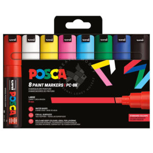 Kép 1/6 - UNI POSCA filctoll készlet PC-8K