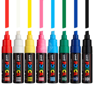 Kép 2/6 - UNI POSCA filctoll készlet PC-8K