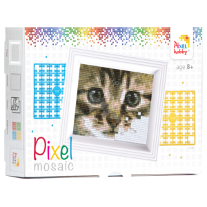 Kép 1/2 - Pixel képkészlet kerettel - CICA