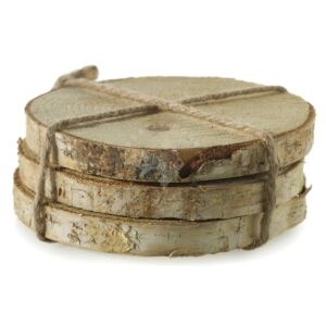 Kép 1/2 - Nyírfaszelet kerek 9cm/3db