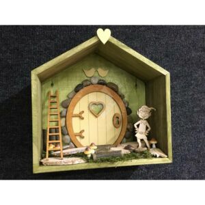 Kép 2/2 - Natúr fafigura MANÓ KERTI KELLÉKEK 5db/cs