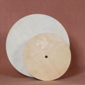 Kép 1/2 - fa óralap kerek 40cm