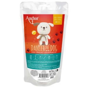 Kép 2/2 - Amigurumi szett, kutyus 9cm