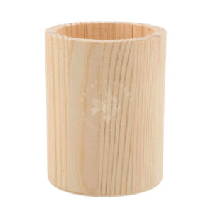 Kép 1/2 - fa henger ceruzatartó