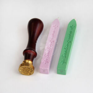 Kép 1/2 - Pecsétviasz készlet, 2db viasz, 1db bélyegző, Miss You