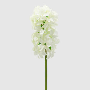 Kép 1/3 - Művirág, Jácint fehér, 49cm