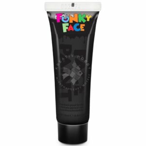 Kép 1/3 - Fekete tubusos arc- és testfesték, 12ml