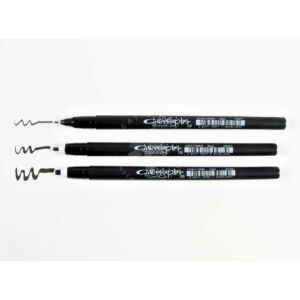 Kép 5/5 - SAKURA PIGMA - Kalligrafikus filctollkészlet 1; 2; 3mm