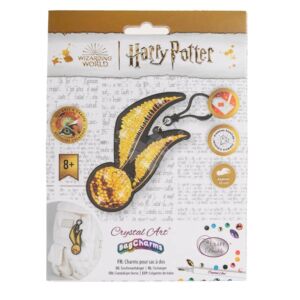 Kép 1/5 - Gyémántszemes kirakó táskadísz: Harry Potter - Aranycikesz