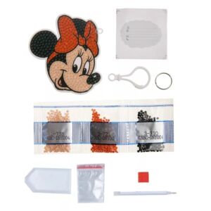 Kép 3/5 - Gyémántszemes kirakó táskadísz: Disney - Minnie egérke