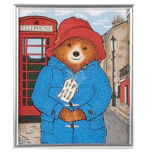 Kép 1/6 - Gyémántszemes kép 25x21cm, kerettel: Paddington