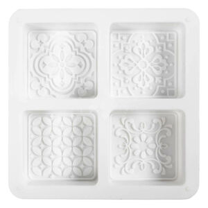 Kép 1/3 - Szilikon öntőforma csempemintás négyzetek