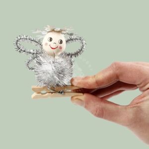Kép 1/8 - Mini kreatív készlet, pompon angyalkák