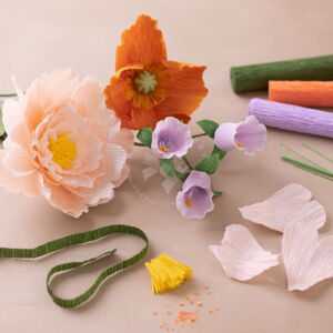 Kép 1/7 - Kézműves kezdőkészlet: Papírvirág