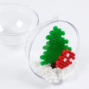 Kép 7/8 - vasalható gyöngy karácsonyi gömbdíszítő készlet