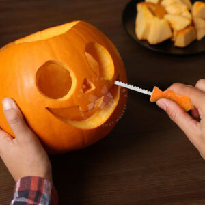 Kép 2/5 - Mini tökfaragó készlet 2db