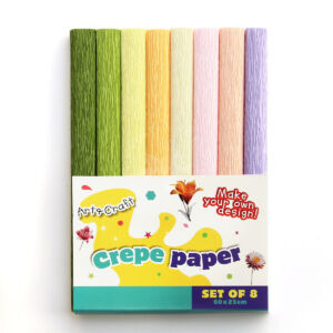 Kép 1/5 - vastag krepp-papír készlet pasztell színek
