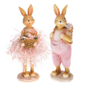 Kép 2/2 - Polirezin nyuszi figurák 16cm