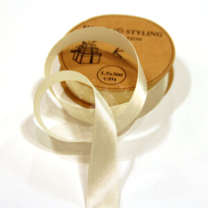 Kép 1/2 - Szaténszalag, krém