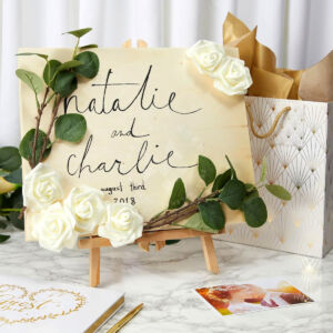 Kép 2/6 - fa festőtábla kerettel 30x40 cm