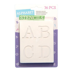 Kép 1/5 - Betűsablon 36 darabos